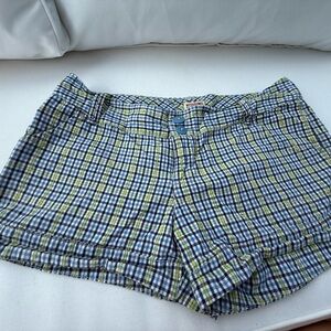 Chic High Waist Plaid Shorts